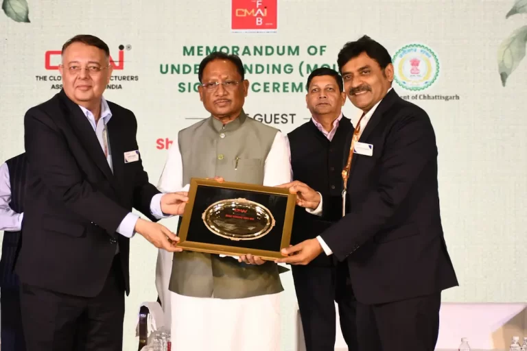 छत्तीसगढ़ बनेगा देश का नया टेक्सटाइल हब, सीएमएआई के साथ एमओयू पर हस्ताक्षर