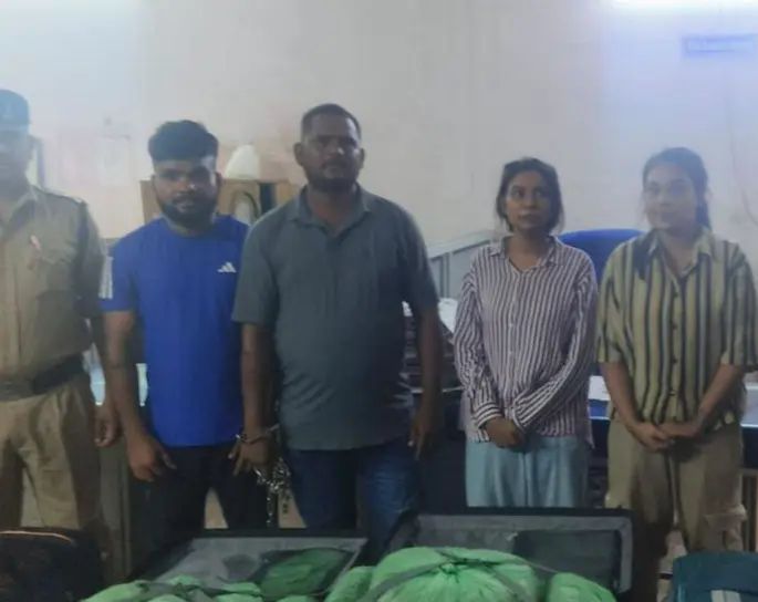 गांजा तस्करी में शामिल हुईं युवतियां, रायपुर में 4 आरोपी गिरफ्तार, 23 किलो गांजा जब्त