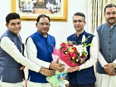 छत्तीसगढ़ में खेल क्रांति की ओर कदम: ओलंपिक चैंपियन अभिनव बिंद्रा की सीएम साय से मुलाकात, आधुनिक स्पोर्ट्स सेंटर खोलने पर चर्चा