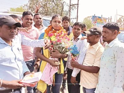 छत्तीसगढ़ की पहली अंतरराष्ट्रीय महिला कबड्डी खिलाड़ी बनी संजू यादव, गांव से निकलकर देश का नाम किया रोशन