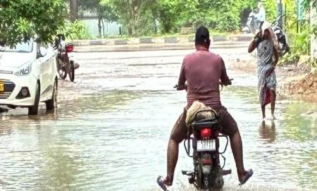 तीन दिन की बारिश में खुली निगम की पोल: नालों की सफाई न होने से रायपुर के कई इलाके जलमग्न